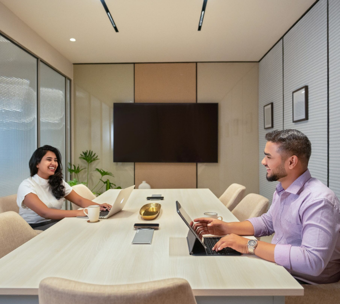 conference room with modern facilities